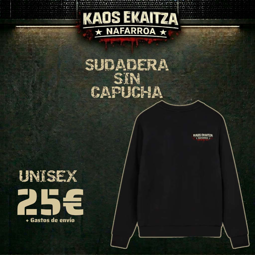 Emakumearentzako beltza kamiseta «Kaos Ekaitza» V03